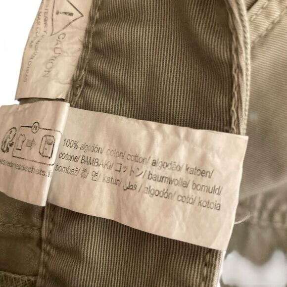 Zara Cargo Pocket Pants Mid Rise Cotton Size 32 or 0 NWT - Picture 7 of 7